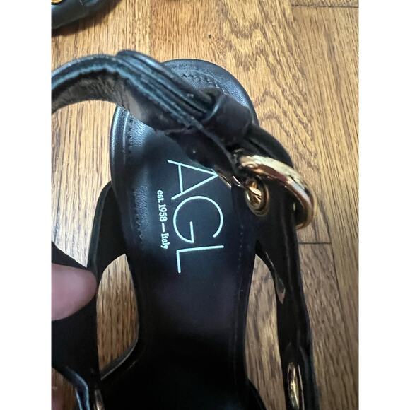 AGL Maila Studded Sandal in Black Size 39 - Picture 5 of 9
